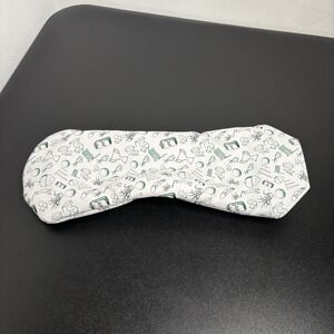 Winston Collection Golf Club Headcover White Green All Over Print Leather USA